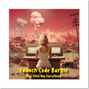 Launch Code Barbie Posters and Art